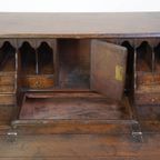 Antieke Subtiele Engelse Secretaire Uit Begin 19e Eeuw Met Een Prachtig Interieur thumbnail 11