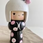 Grote Geschilderd Japanse Momiji Doll ~21Cm thumbnail 7