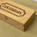 Oude Tekendoos Houten Opbergdoos thumbnail 4