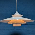 Vintage Schalenlamp - Hanglamp, JEKA Metaltryk thumbnail 6