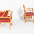 Yngve Ekstrom ‘Furubo’ Armchairs With A Table Produced By Swedese, 1970’S thumbnail 5