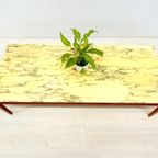 Retro Vintage Salontafel Tafel Marmer Jaren 60 Mid Century thumbnail 5