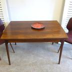 Prachtige Wenge Houten Brutalist Eettafel thumbnail 16
