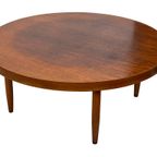 Vintage Houten Ronde Salontafel Jaren 60 Design thumbnail 12