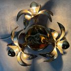 1970’s Flower Ceiling / Wall Lamp – Hollywood Regency thumbnail 8