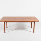 Danish Modern Solid Oak Coffee Table, 1960’S thumbnail 8