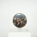 Minimalist Aluminium Table Mirror By Pierre Vandel (Some Oxidation On Mirror) thumbnail 7