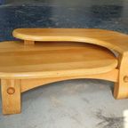 Vintage Brutalistische Salontafel - 70s thumbnail 9