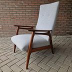 Vintage Fauteuil Teakhouten Deense Fauteuil Mid Century thumbnail 3