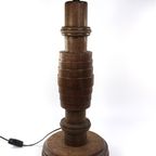 Vintage Houten Lampvoet Groot thumbnail 2
