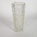 Georgshutte - 'Ice Glass' - Cilinderglas - West-Germany - 1960'S thumbnail 2