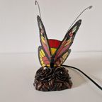 Glas In Lood Vlinder Lamp Tiffany Stijl Vlinderlamp thumbnail 3