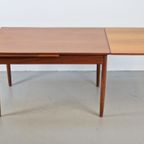 Vintage Teak Eettafel Deens Design Uitschuifbaar ‘60 Hout thumbnail 15