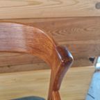 4 Deense Teak Eetkamerstoelen Van Dyrlund thumbnail 8