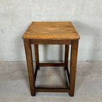Brutalist Bijzet- Of Plantentafel – Eik thumbnail 2