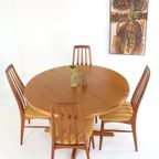 Vintage Johs. Kristoffersen & Son Ronde Eettafel Tafel 'bjerget' thumbnail 14