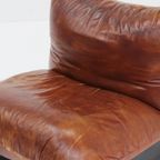 Vintage Italiaanse Leren Fauteuil 1970S thumbnail 11
