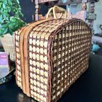 Picknickmand Rotan & Geruit Vintage thumbnail 2