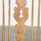 Zeer Mooie, Praktische Antieke Engelse Highback Windsor Eetkamerstoel Met Sierlijke Details thumbnail 10