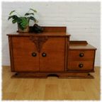 Vintage Art Deco Dressoir, Kaptafel, Tv-Meubel, Ladekast thumbnail 2