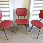 Mooi Set Van 4 Vintage Retro Formica Stoelen thumbnail 16