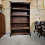 F De Puydt Antieke Boekenkast Volhout Vintage Kast thumbnail 3