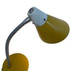 Vintage - Table/Desk Lamp - Original - Yellow And White - Gooseneck thumbnail 4