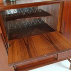 Vintage Teak Houten Wandkast | Buffetkast Deens Kast thumbnail 6
