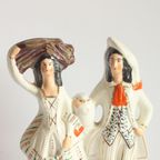 Staffordshire Figurine Of A Scottish Couple 19Th Century thumbnail 9