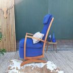 Design Schommelstoel | Jaren 80 90 | Art Deco Stijl Fauteuil thumbnail 11