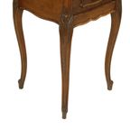 Antieke Nachtkast Eikenhout Rood Marmer Louis Quinze Stijl thumbnail 6