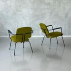 Van Elsrijk Fauteuil 2X Rudolf Wolf Vintage Groen Prijs P/St thumbnail 5