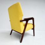 Houten Wingback Fauteuil Uit De 1960’S thumbnail 12