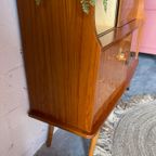 Retro Vintage Mid-century Dressoir,high-board,barkast,vitrine thumbnail 3