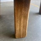 Vintage Eiken Brutalist Coffee Table / Salontafel thumbnail 4