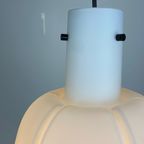 Witte Bloemvormige Opaline Glazen Hanglamp Van Glashütte Limburg Medium thumbnail 5