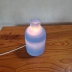 Sce Blanca Vintage Frans Tafellampje Glas Blauw thumbnail 3