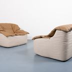 Pair Of Vintage Swan Lounge Chairs / Fauteuil / Loungebank, Italy 1970S thumbnail 4