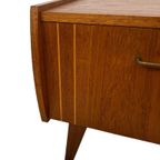 Vintage Nachtkastjes Set Van 2 Teak Fineer Jaren 60 thumbnail 20