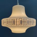 Double Glass Hanging Lamp 1960s thumbnail 5