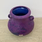 Zenith Gouda Holland Purple Ceramic Vase , 1970S thumbnail 4