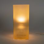 Dutch Design - Icecubic Lamp - Boxford Holland - Jan Des Bouvrie - Tafellamp - Glas - 90'S thumbnail 2