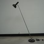 Dark Brown Floor Lamp By H. Busquet For Hala Zeist, 1960S thumbnail 4