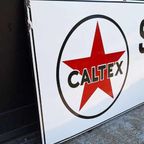 Groot Emaille Reclame Bord Van Caltex Motor Oil️⛽️ thumbnail 6