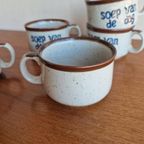 70's Vintage Soep Kommen Soep Van De Dag Servies thumbnail 6
