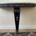 Side Table Console Tafel Muurtafel 19e Eeuws Frans thumbnail 9