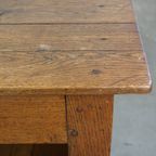 Mooie Antieke Eind 19e Eeuwse Balie/ Dressoir/ Presentatie Tafel Met Een Lade thumbnail 3
