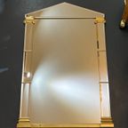 Vintage Design Spiegel Deknudt Goud Facet Randen thumbnail 11
