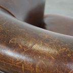 Mooie Statige Engelse Stijl Schapenleren Clubfauteuil Met Een Luxe Afwerking thumbnail 9