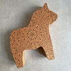 Groot Vintage Kartonnen Dala Paard Van Ikea, Zweden, Scandinavisch Design thumbnail 2